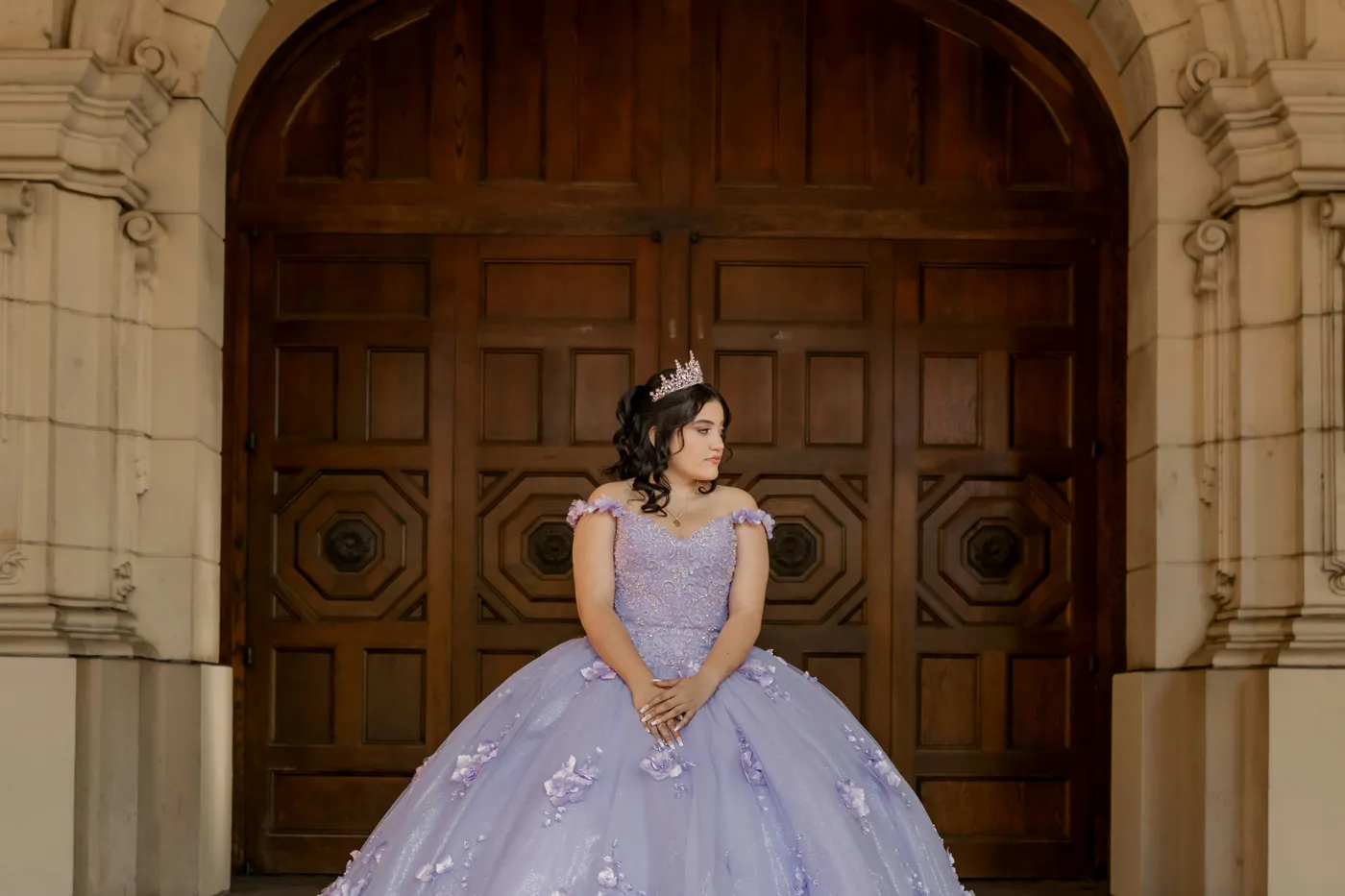 Isabella en su sesión de quince años