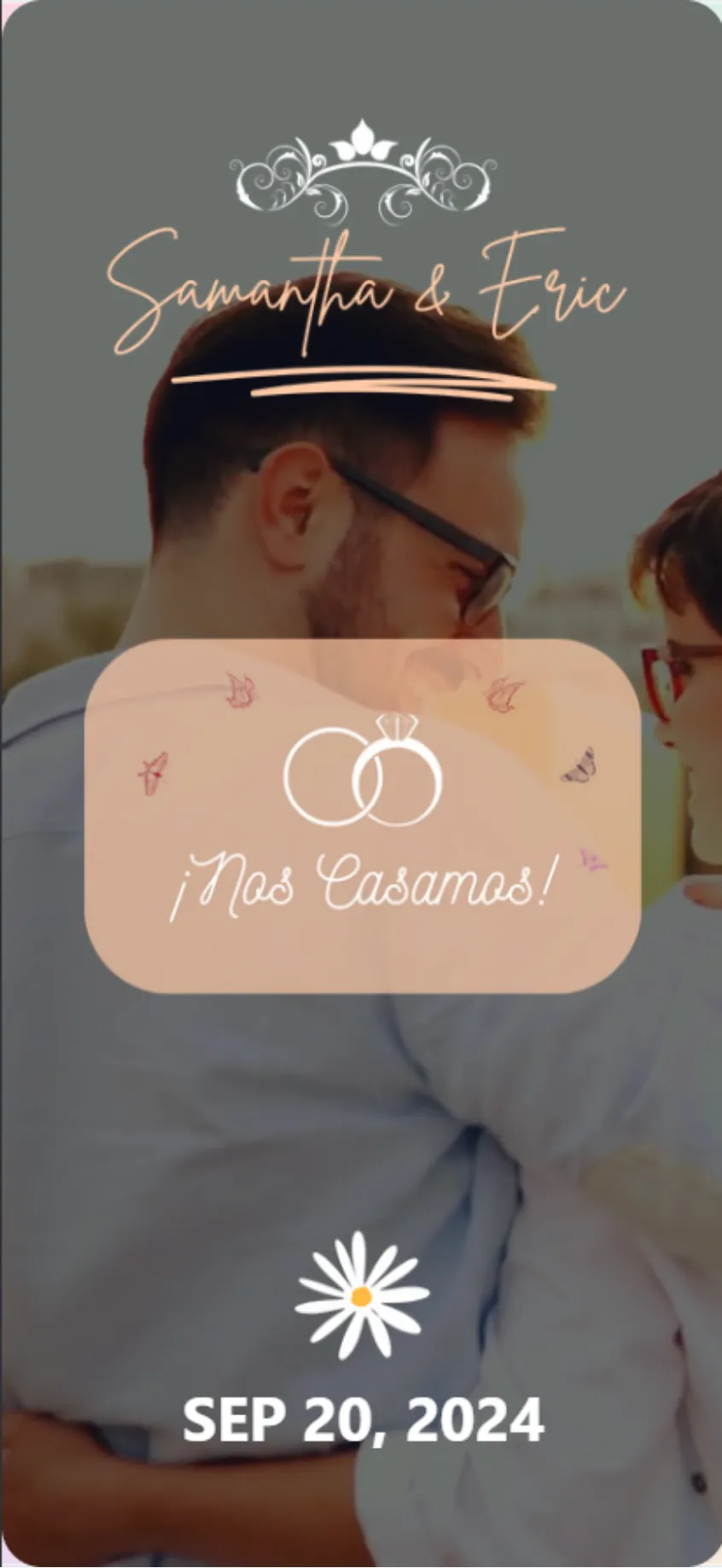 Portada del diseño Boda Jardín