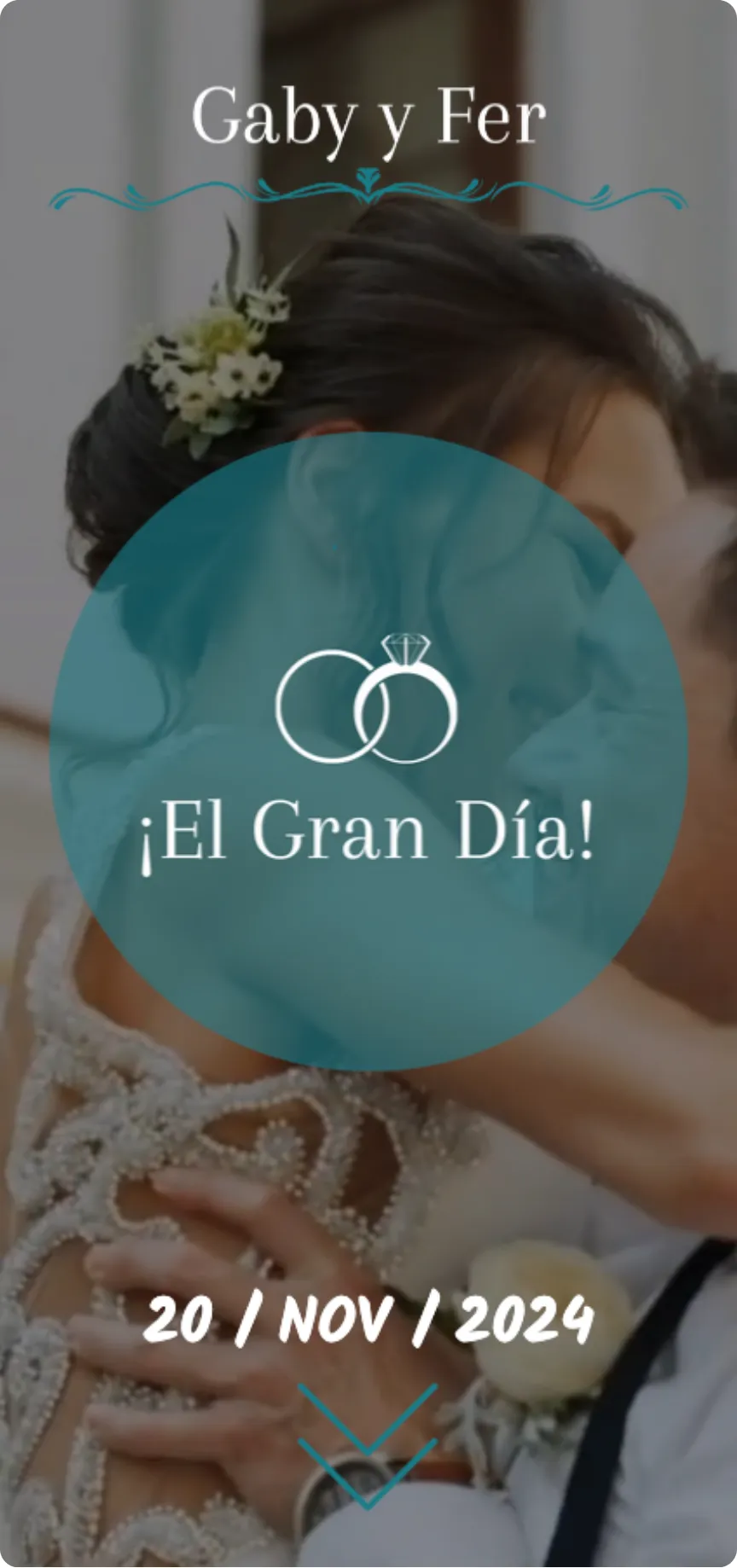 Portada del diseño Boda Moderna