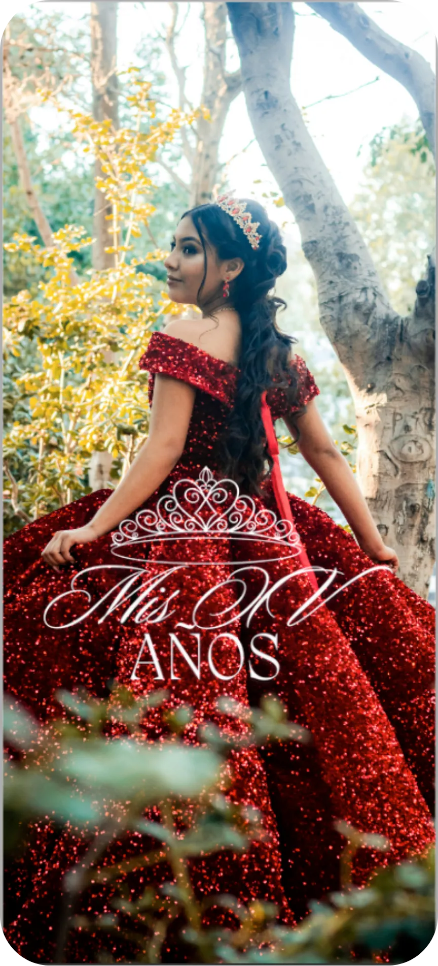 Portada del diseño XV Años Elegante